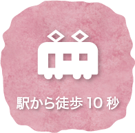 駅から徒歩10秒
